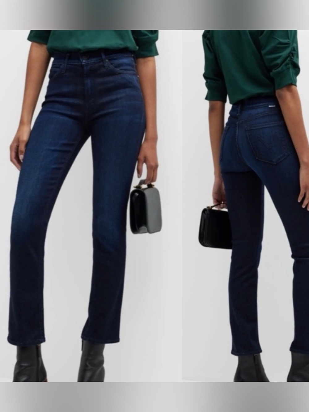 MOTHER The Mid Rise Dazzler Ankle Jeans Now or Never Wash NWT Sz 30
